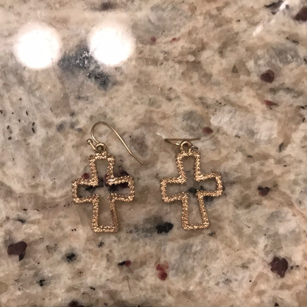cross earrings